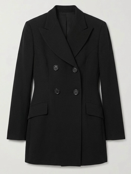 Dolce & Gabbana Jackets & Blazers - Dolce & Gabbana Black Double-Breasted Blazer